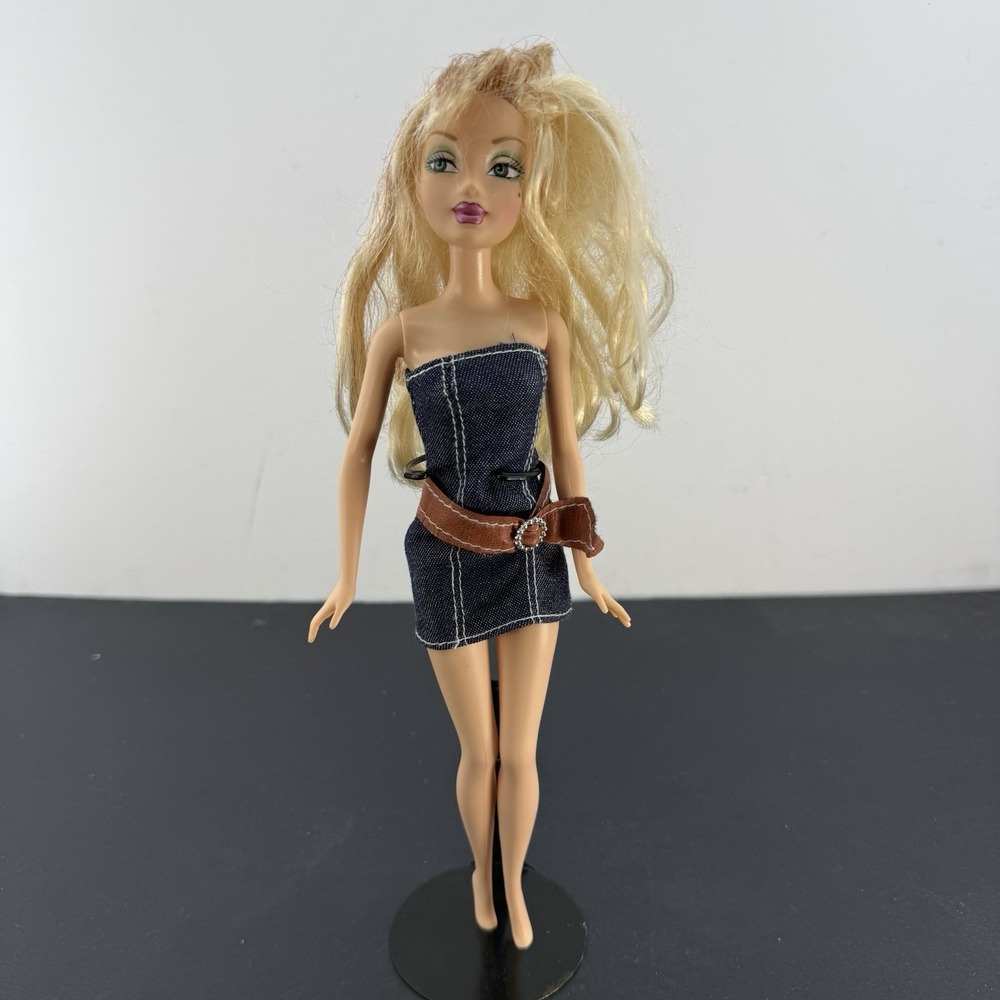 2003 My Scene Delancey Jammin' in Jamaica Doll Mattel Redressed Blonde Y2K